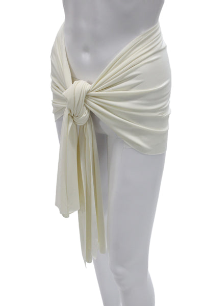 Norma Kamali Womens White Swimwear Size One Size