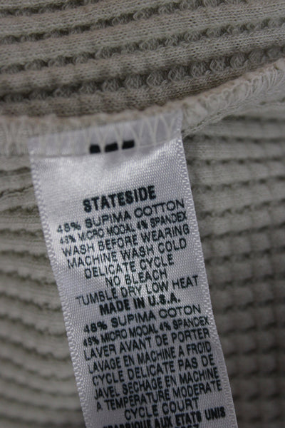 Stateside Womens Gray Supima Cotton Sweatpants Pull On Size XS