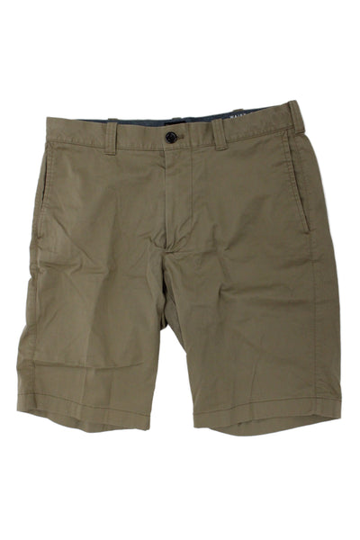 J Crew Mens Chino Shorts Tan Cotton Blend Size 30