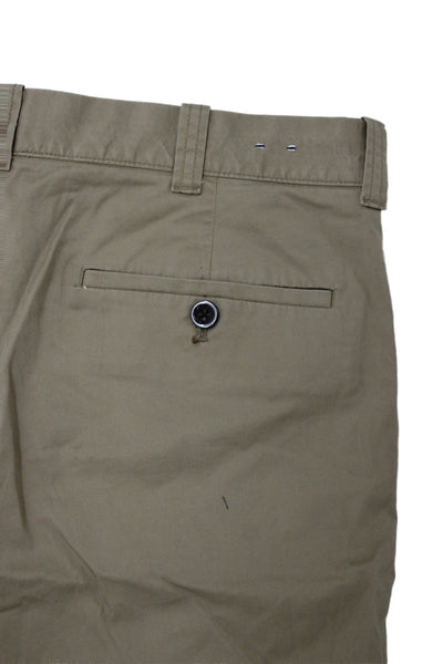 J Crew Mens Chino Shorts Tan Cotton Blend Size 30