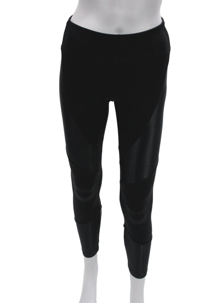 ONZIE Womens Leggings Capri Cropped Black Skull Graphic Print Size XS