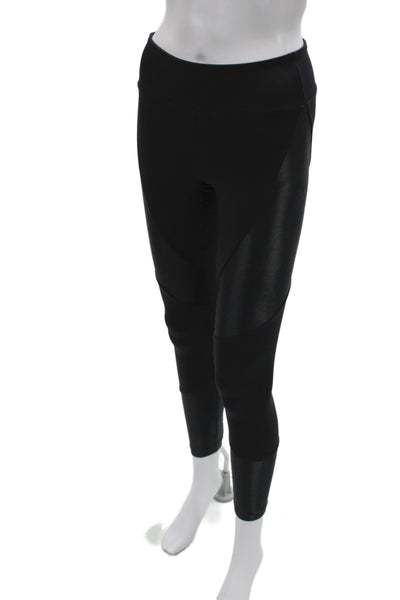 ONZIE Womens Leggings Capri Cropped Black Skull Graphic Print Size XS