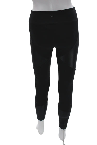 ONZIE Womens Leggings Capri Cropped Black Skull Graphic Print Size XS