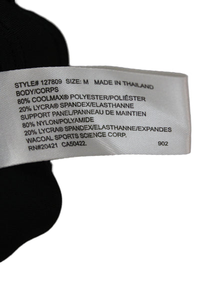 CWX Unisex Ankle Leggings Black Geometric Sports Size S