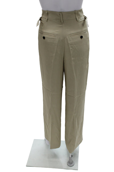 Club Monaco Unisex Beige Viscose Khaki Dress Pants Size 4