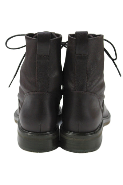 Rag & Bone Womens Leather Lace Up Ankle Boots Shoes Brown Size 7.5