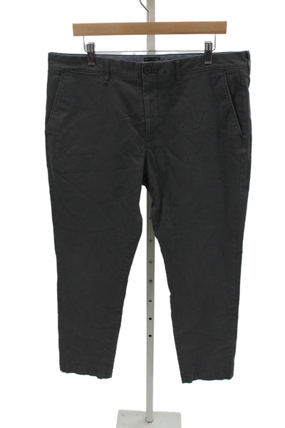 J Crew Mens Dark Gray Chinos Size 36W