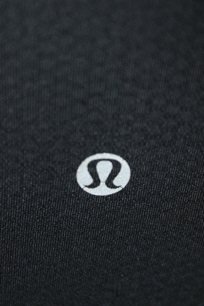 Lululemon Womens Basic Tank Black Nylon Round Neck Size 4