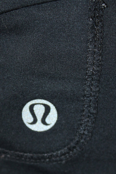 Lululemon Womens Camisole Black Cotton Round Neck Size 4
