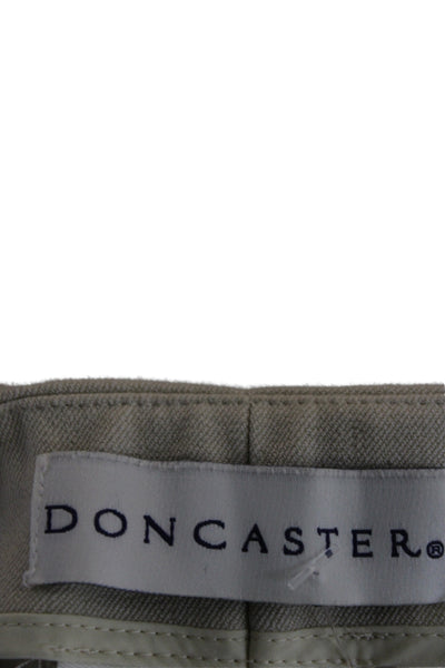 Don Caster Womens Beige Cropped Ankle Dress Pants 97% Cotton 3% Spandex Size 6