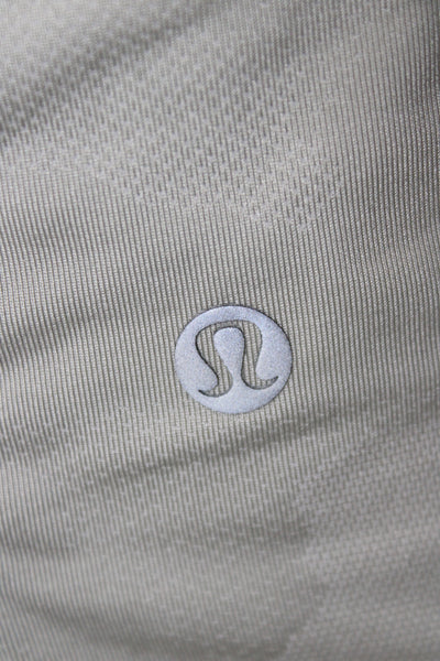 Lululemon Mens Athletic Gray Camo Drawstring Polyester Shorts Size S