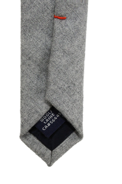 J Crew Mens Skinny Necktie Heather Grey Wool