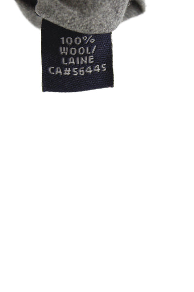 J Crew Mens Skinny Necktie Heather Grey Wool