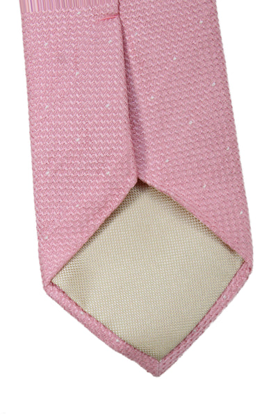 Charles Tyrwhitt Mens Silk Classic Necktie Pink White