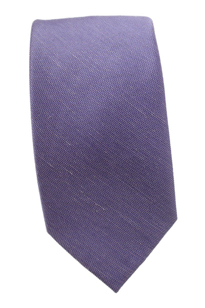 The Tie Bar Mens Silk Blend Classic Necktie Light Purple