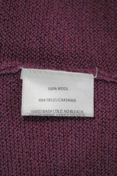 Eileen Fisher Women Purple Wool Sleeveless Round Neck Basic Tank Size M