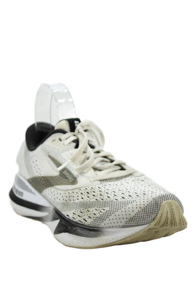 Brooks Womens Adrenaline 24 GTS Running Sneakers White Black Size 9