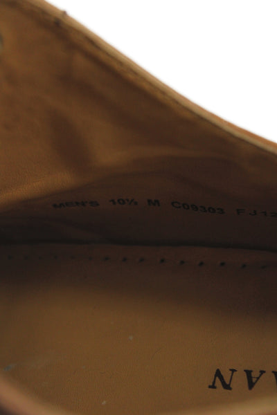 Cole Haan Mens Leather Lace Up Oxford Dress Shoes Brown Size 10.5 Medium
