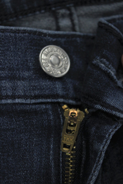 7 For All Mankind Womens Skinny Dark Blue Denim Jeans Size 24