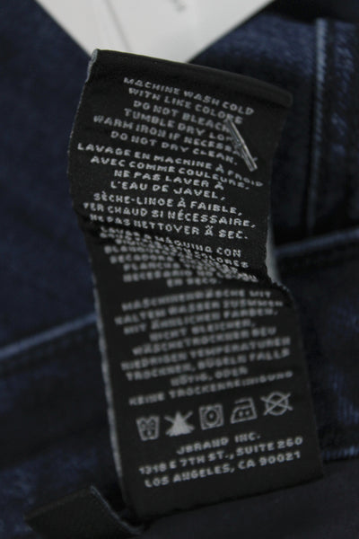 J Brand Womens Skinny Ankle Jeans Dark Blue High Rise Size 26