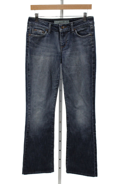 Joes Womens Bootcut Dark Blue Low Rise Jeans Size 28