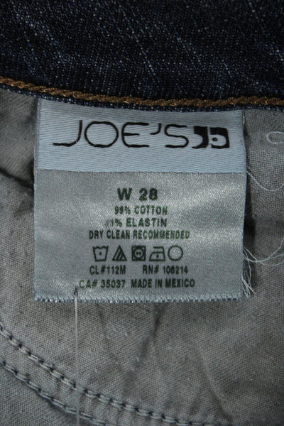 Joes Womens Bootcut Dark Blue Low Rise Jeans Size 28