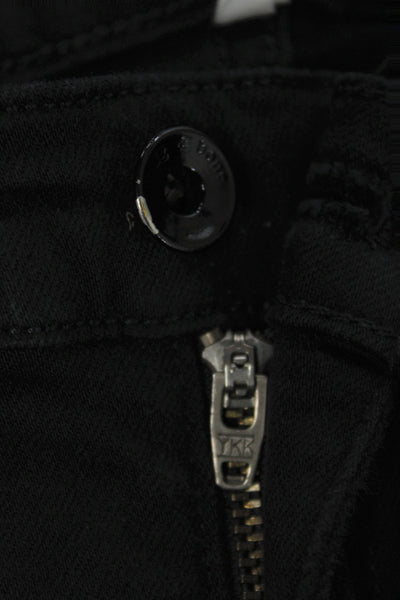 Rag & Bone Women Skinny Cropped Jeans Black Denim Size 26