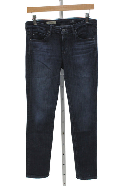 AG Adriano Goldschmied Women Skinny Jeans Dark Blue Petite Size 26P
