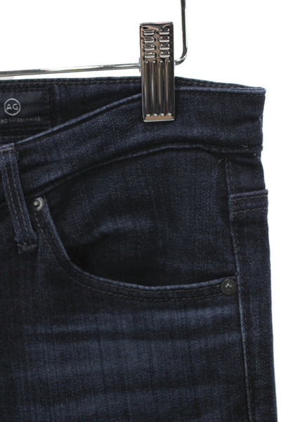 AG Adriano Goldschmied Women Skinny Jeans Dark Blue Petite Size 26P
