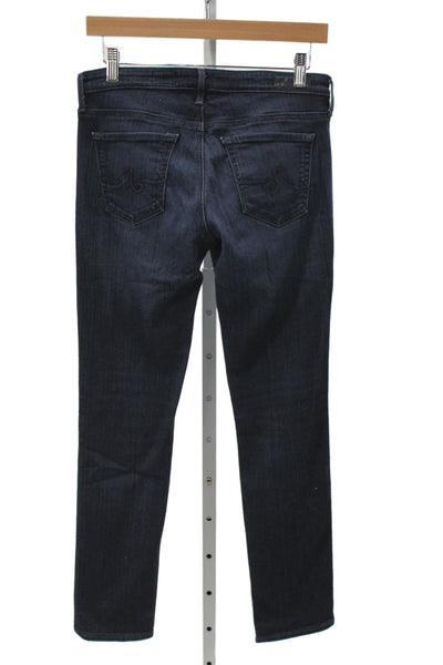 AG Adriano Goldschmied Women Skinny Jeans Dark Blue Petite Size 26P