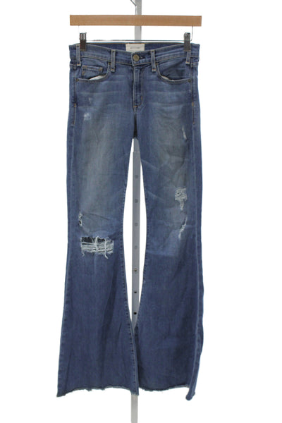 McGuire Unisex Flared Skinny Blue Denim Jeans Size 24