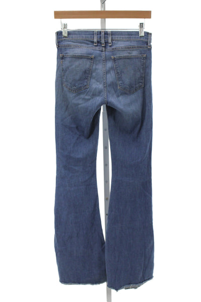 McGuire Unisex Flared Skinny Blue Denim Jeans Size 24