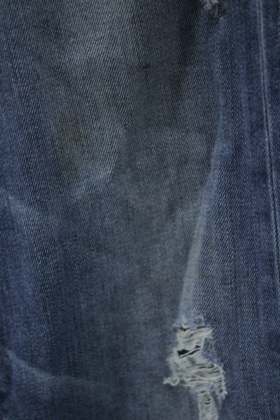 McGuire Unisex Flared Skinny Blue Denim Jeans Size 24