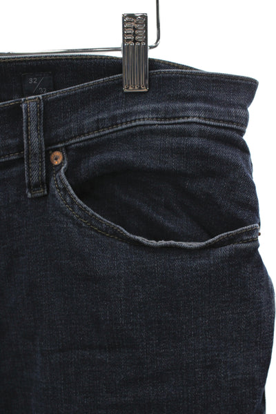 Lucky Brand Mens Skinny Tapered Dark Blue Jeans Size 32