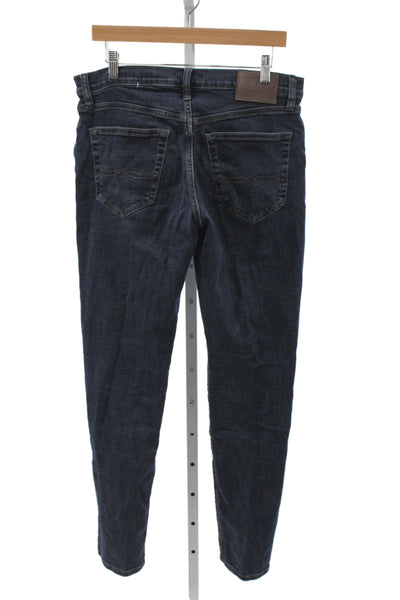 Lucky Brand Mens Skinny Tapered Dark Blue Jeans Size 32