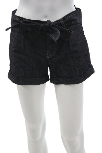 7 For All Mankind Unisex Dark Blue Classic Shorts Size 25