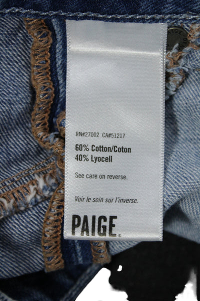 Paige Women Mini Pencil Skirt Blue Size 26