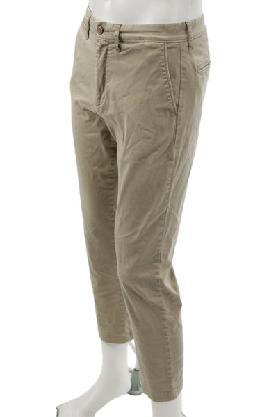 J Crew Men Beige Chinos 98% Cotton 2% Elastane Size 30
