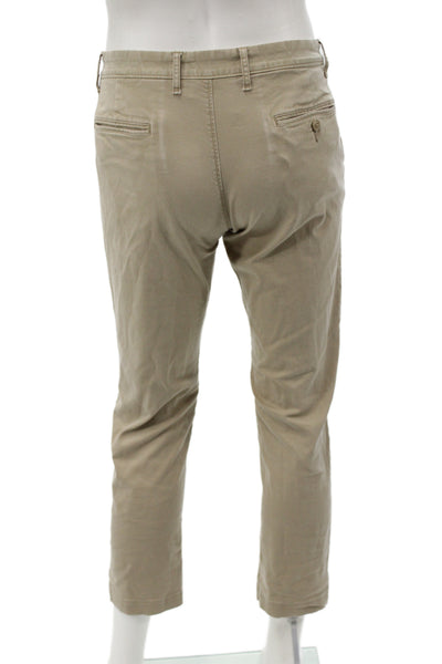 J Crew Men Beige Chinos 98% Cotton 2% Elastane Size 30