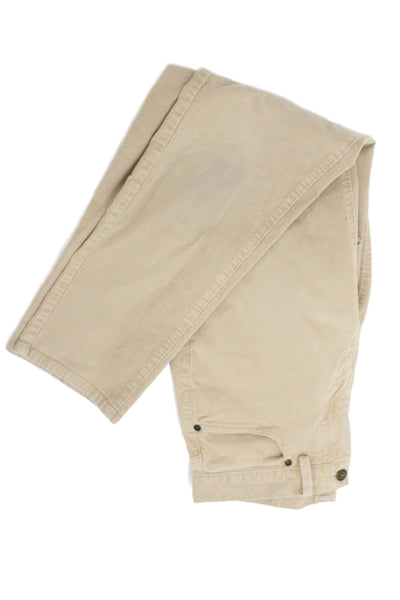 J Crew Men Beige Chinos 98% Cotton 2% Elastane Size 30