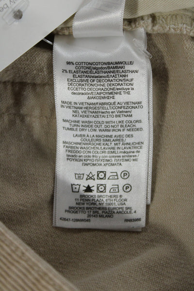 Brooks Brothers Mens Beige Chinos Size 30