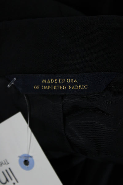 Brooks Brothers Mens Dark Blue Worsted Wool Blazer Button Collared Size 40