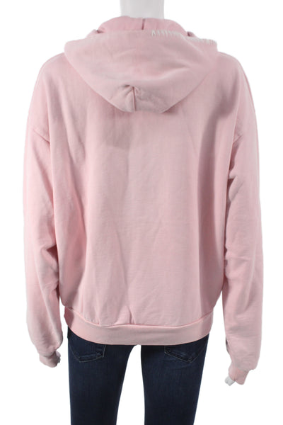 Madhappy Unisex Pullover Hoodie Pink 100% Cotton Long Sleeve Size XS