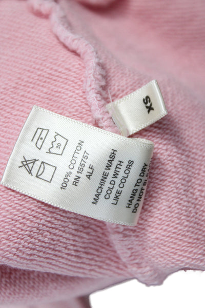 Madhappy Unisex Pullover Hoodie Pink 100% Cotton Long Sleeve Size XS