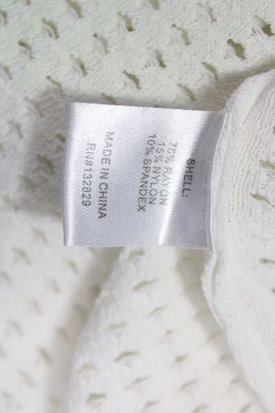 Superdown Women White Mini Tank Dress Cotton Denim Grunge Size M