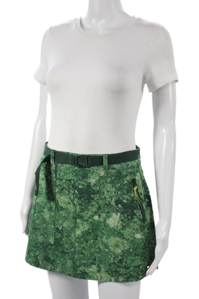 Outdoor Voices Womens Cargo Mini Skort Green Camo Size S