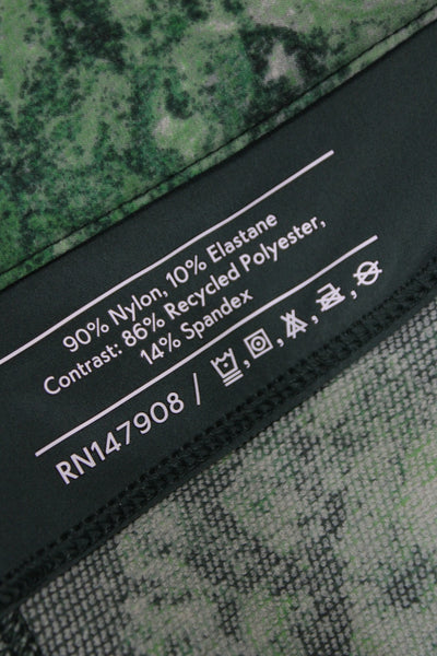Outdoor Voices Womens Cargo Mini Skort Green Camo Size S