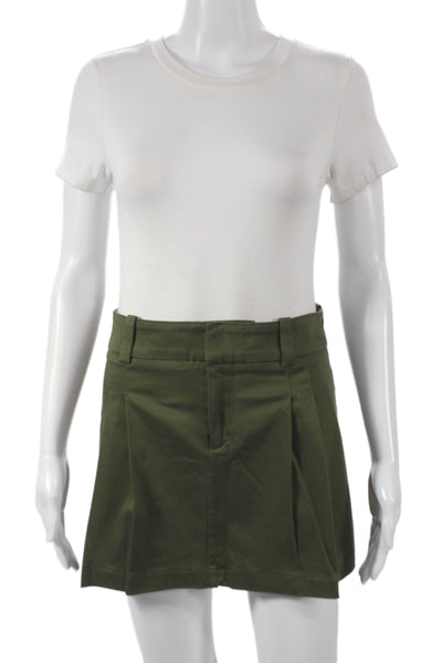 Sunday Best Womens Mini Skort Green Size 2