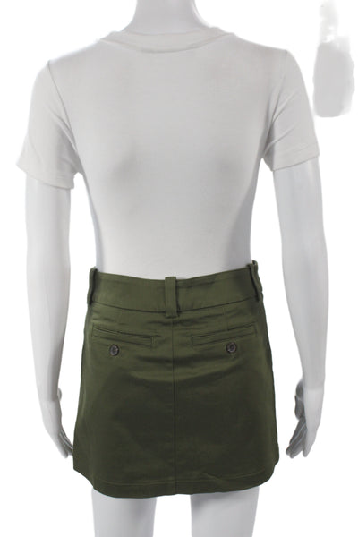 Sunday Best Womens Mini Skort Green Size 2