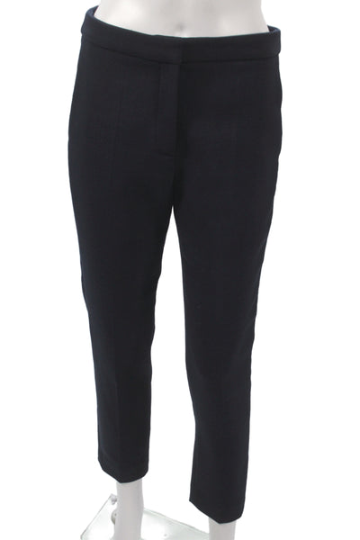 Sandro Womens Dark Blue Cropped Ankle Dress Pants Size 36